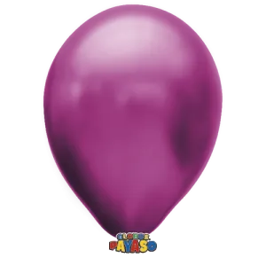 Globos Payaso 5in Balloon Metallic Mexican Pink 100ct