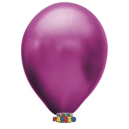 Globos Payaso 5in Balloon Metallic Mexican Pink 100ct