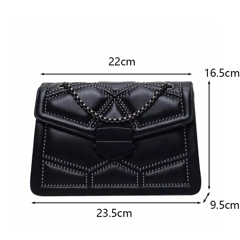 Handbags | Chain Brand PU Leather Bags | Fashion Shoulder Bag | Lady Luxury Small Handbags