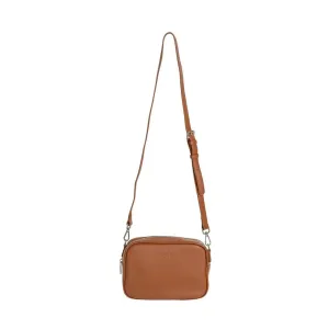 Hoopla Soft Cross Body Box Bag - Tan