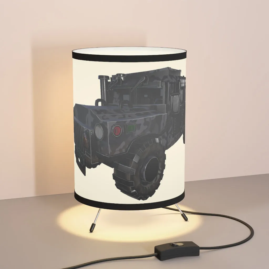 Hummer Vehicle Tripod Lamp with High-Res Printed Shade, US\CA plug