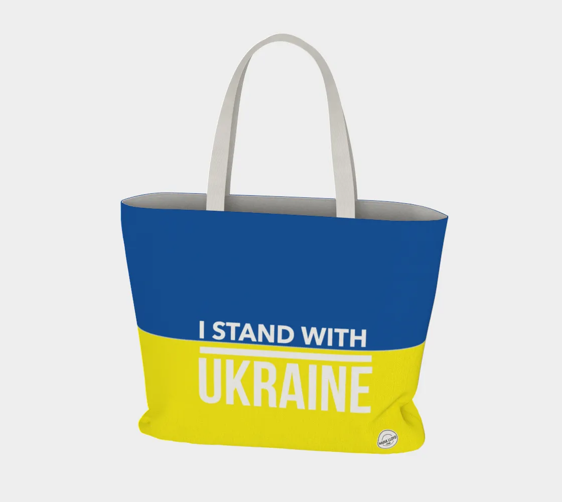 I stand with Ukraine Unisex Tote Bag