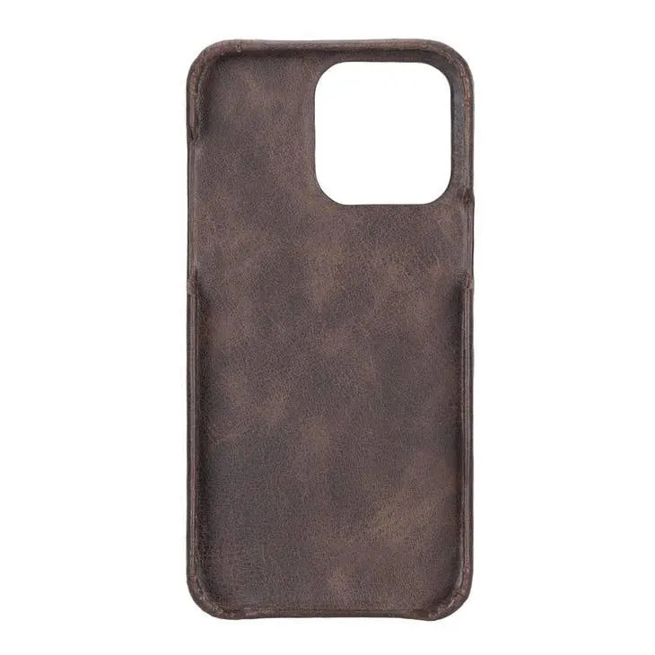 Jason Apple Iphone 14 Series Full Leather Coating Back Cover (Set of 4)