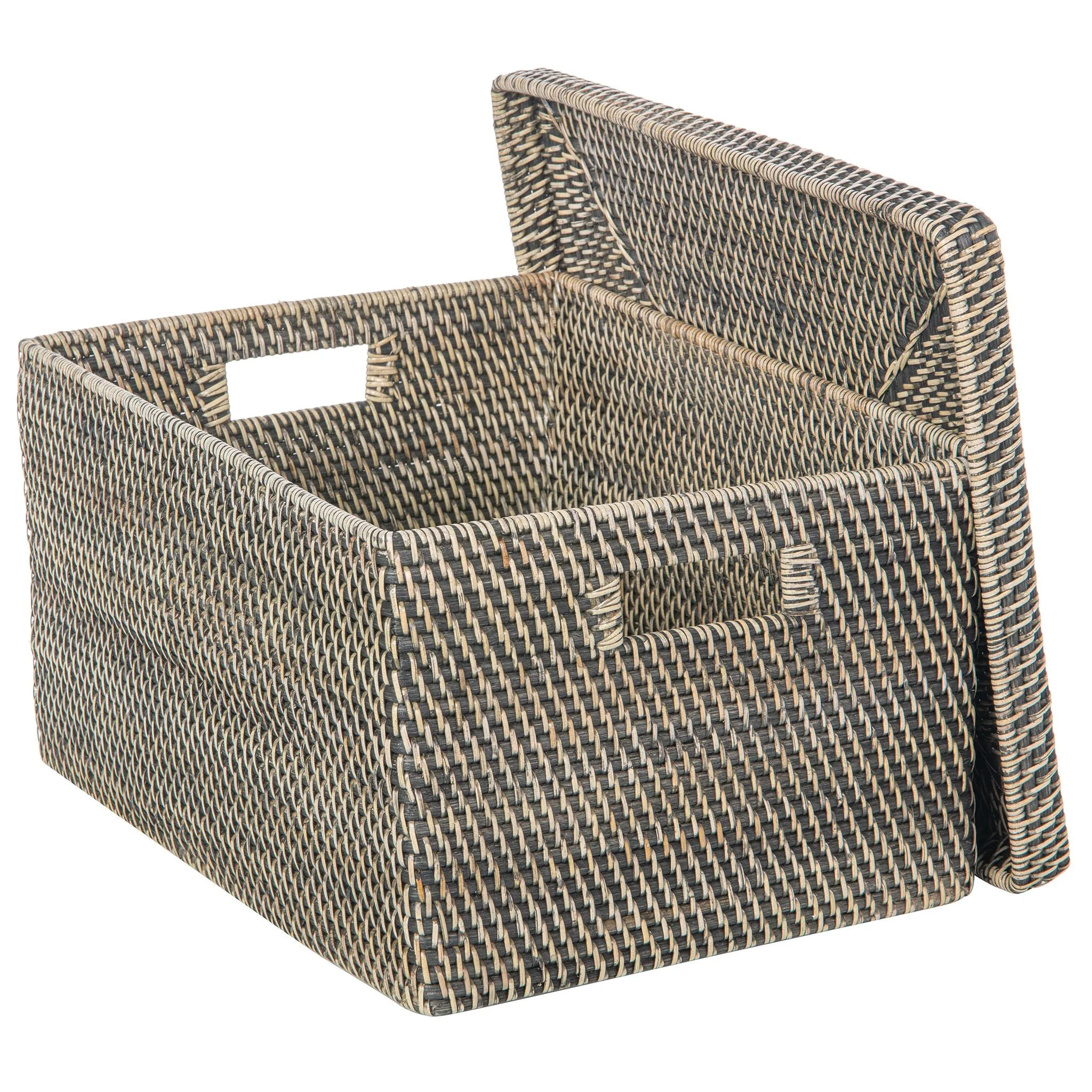 Loma Rectangular Rattan Storage Box and Decorative Storage Basket