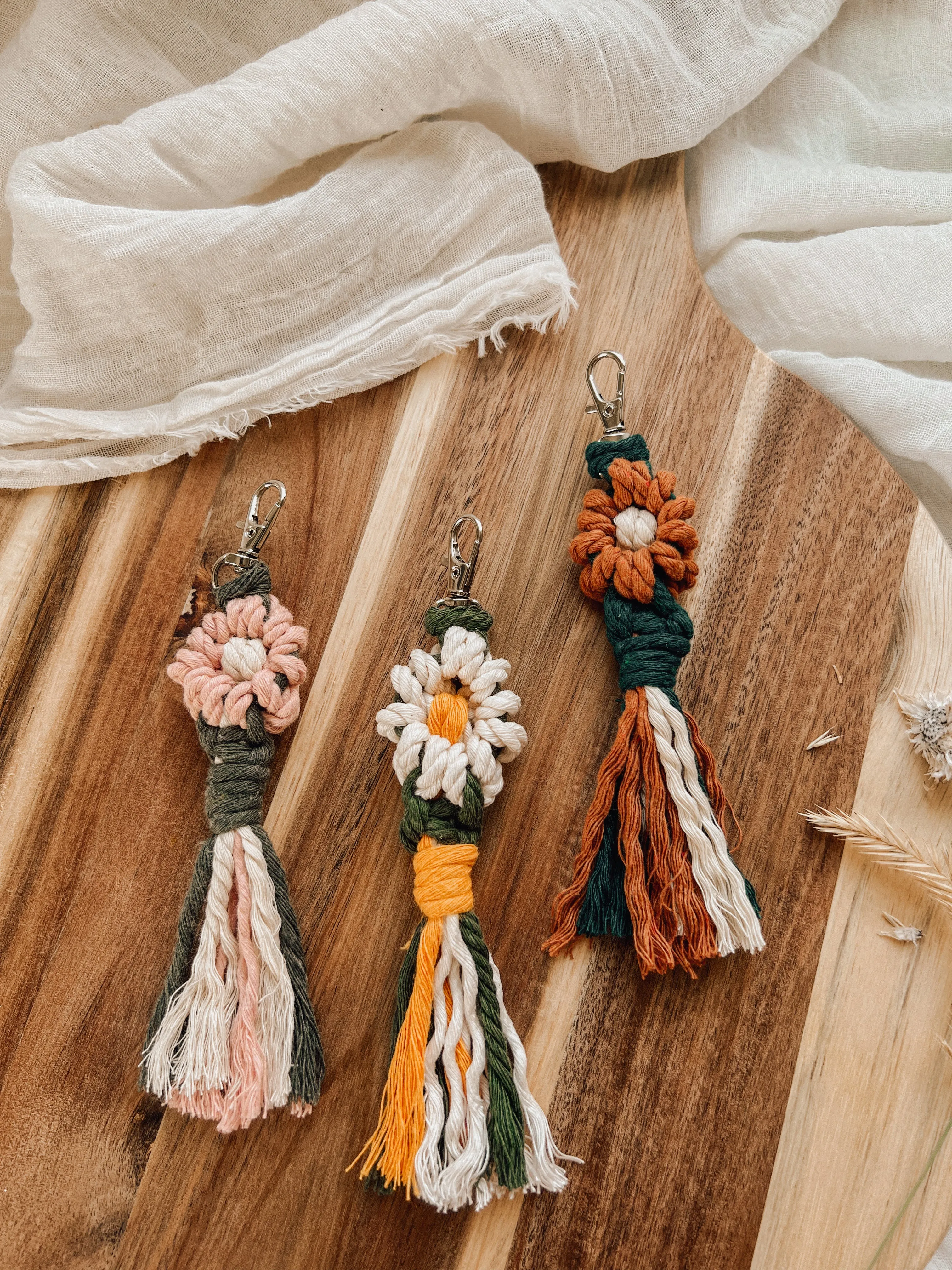 Macrame Keychains