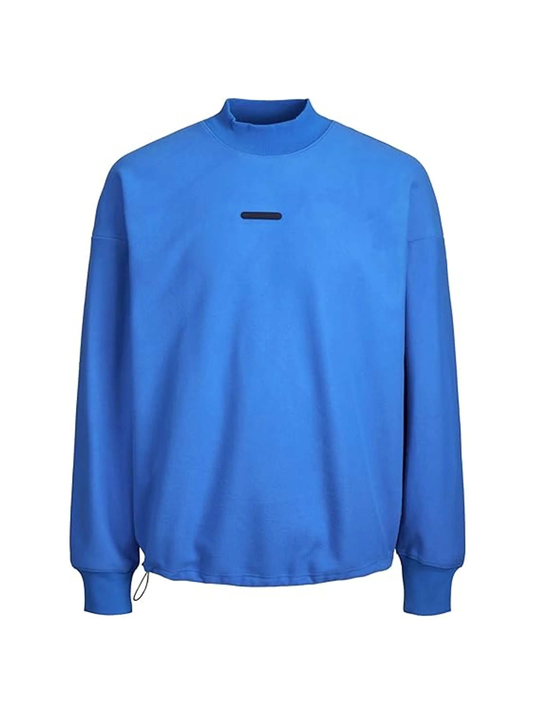 Men's Brand Logo Patched Sweatshirt,Blue