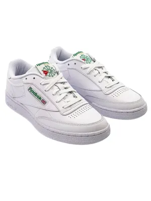 Men's Embroidered Logo Brand Shoes,White