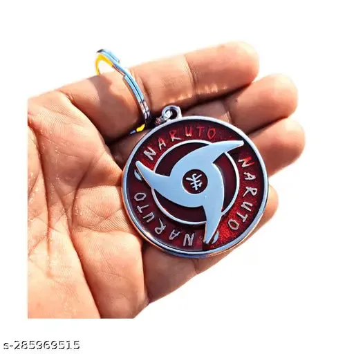 Naruto Anime | Sharingan Spinning Model D | Metal Keychain