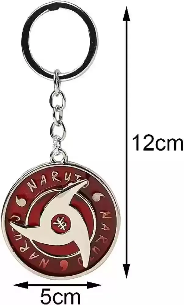 Naruto Anime | Sharingan Spinning Model D | Metal Keychain