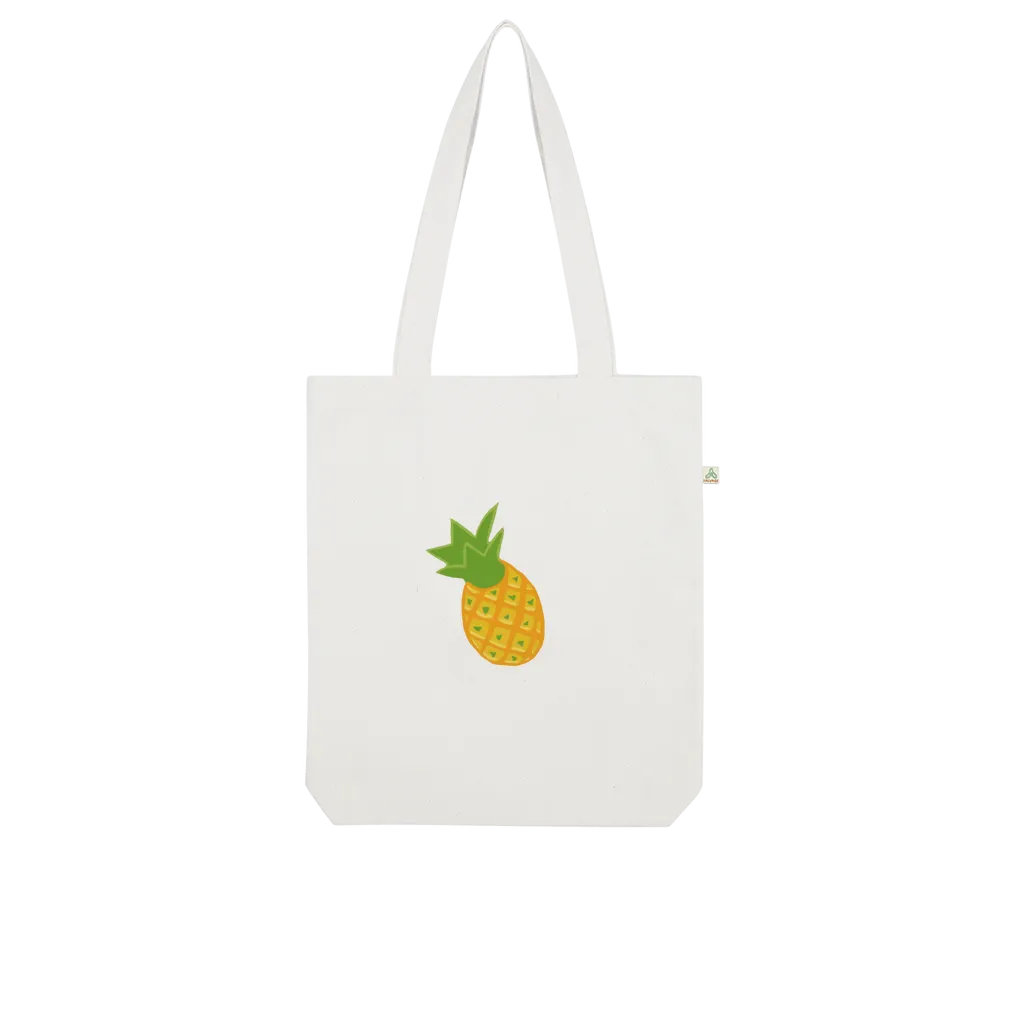 Pineapple Organic Tote Bag