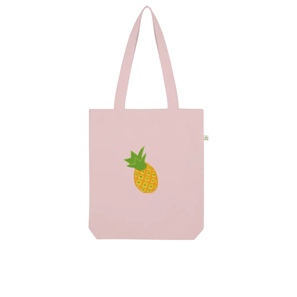 Pineapple Organic Tote Bag