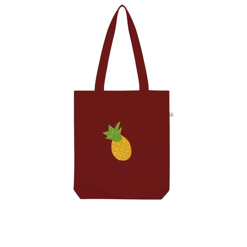 Pineapple Organic Tote Bag