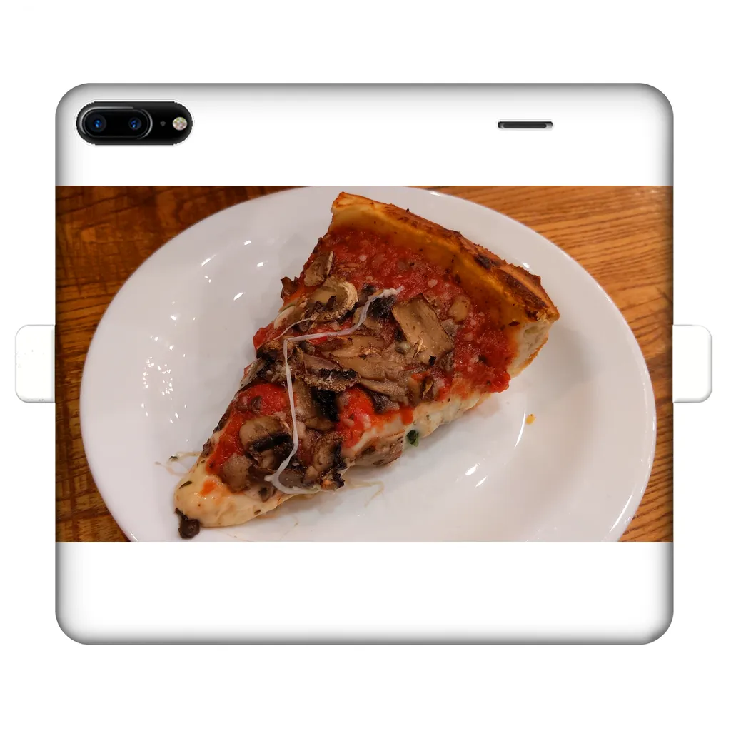 PizzaonPlate Fully Printed Wallet Cases