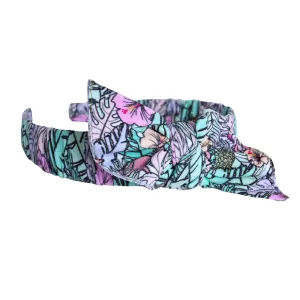 PRINTED TIED HARD HEADBAND: paradise