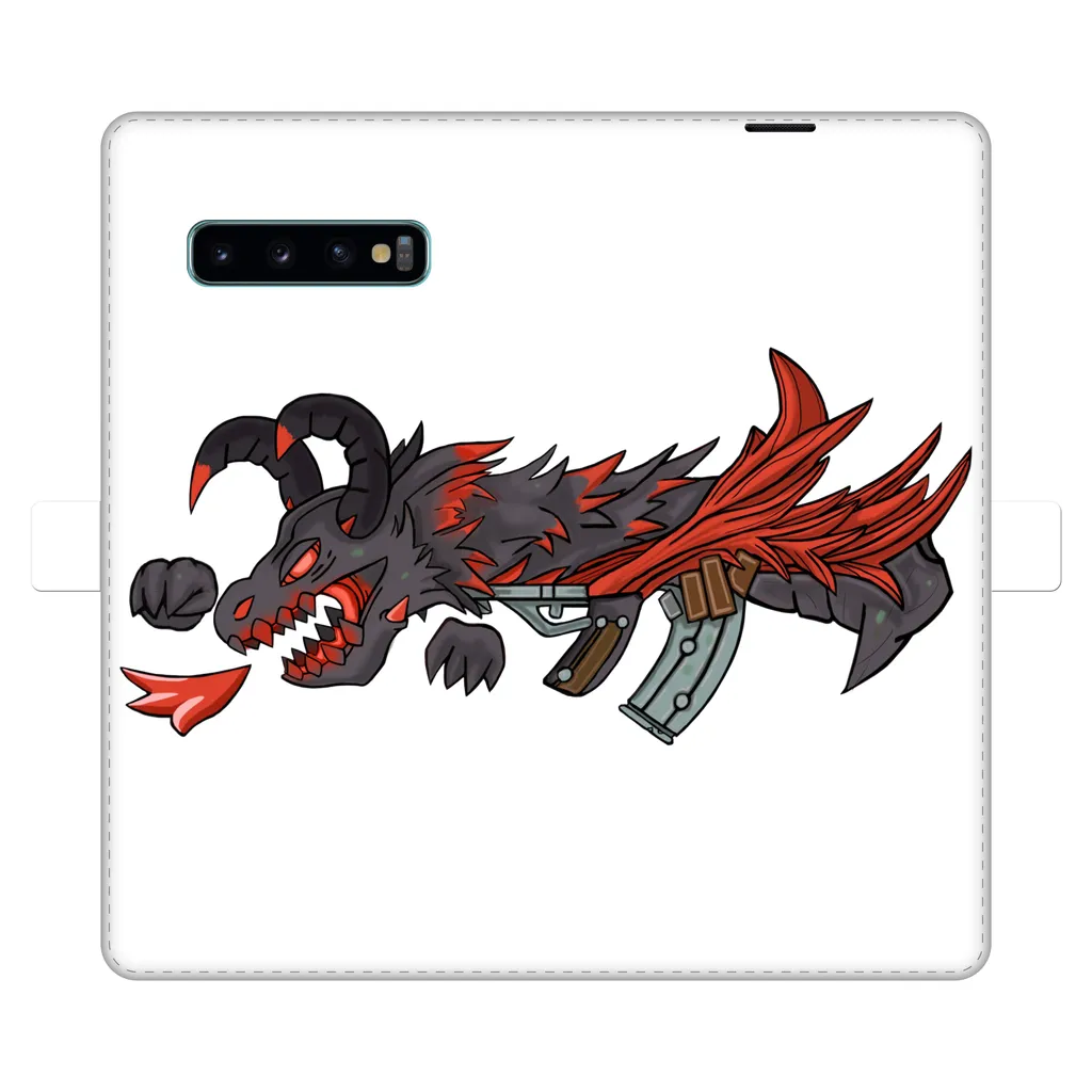 Red Dragon Gun Fully Printed Wallet Cases