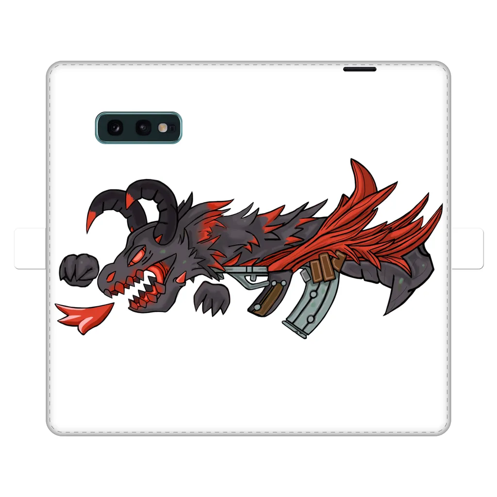 Red Dragon Gun Fully Printed Wallet Cases