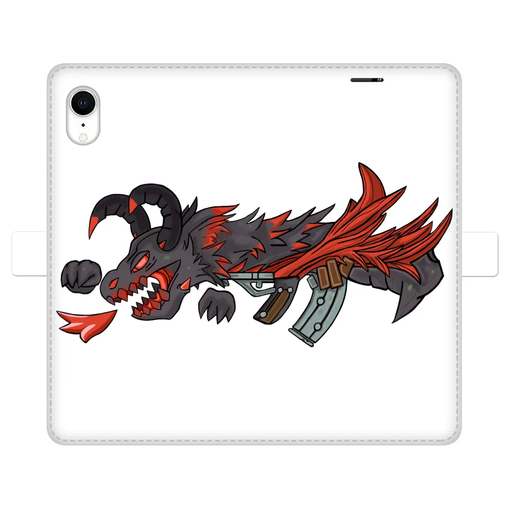 Red Dragon Gun Fully Printed Wallet Cases