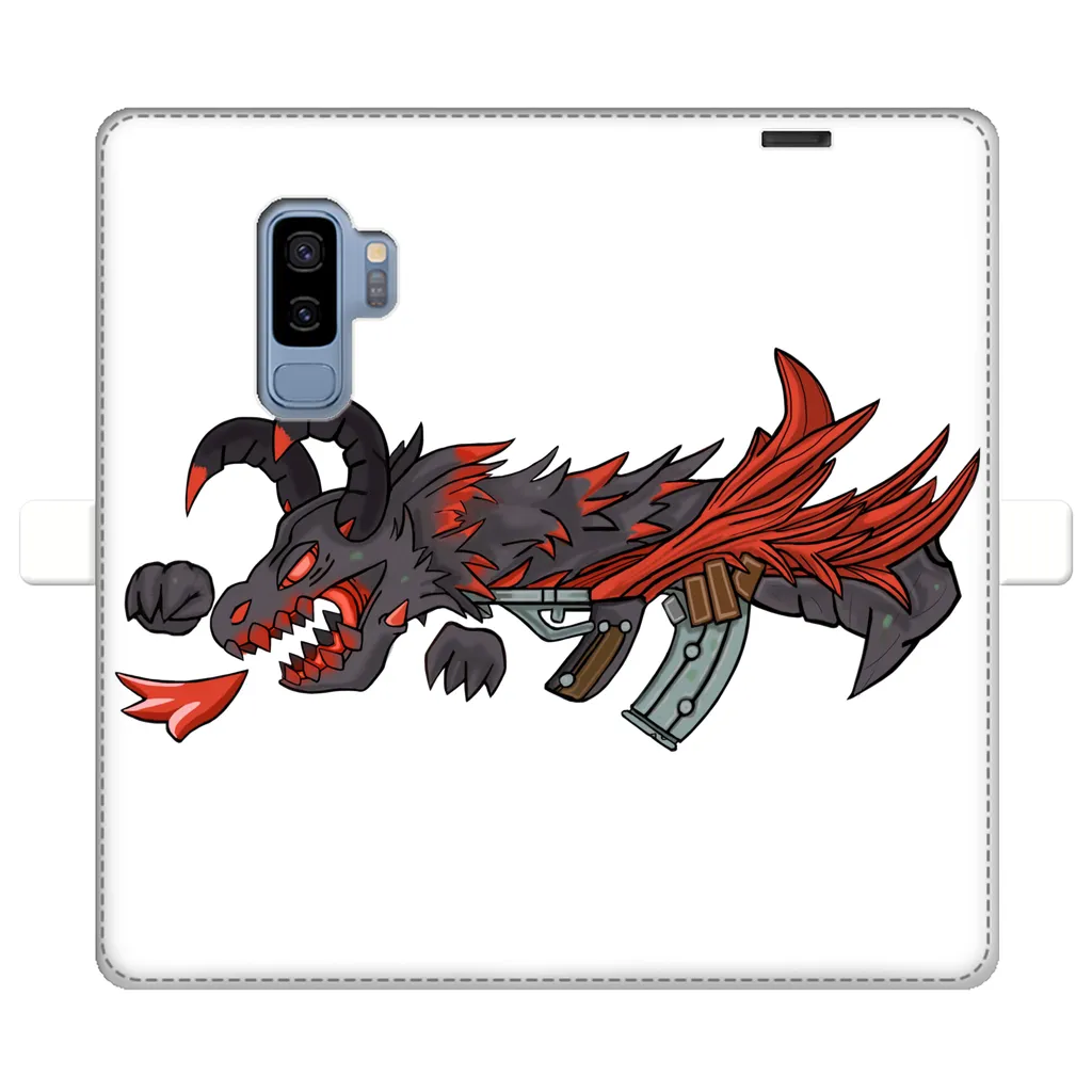 Red Dragon Gun Fully Printed Wallet Cases