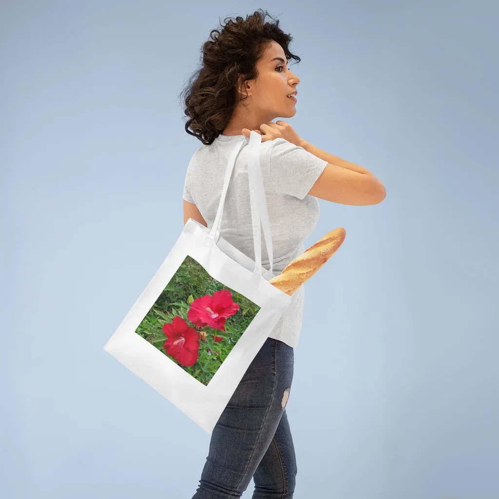 Red Flowers Tote Bag