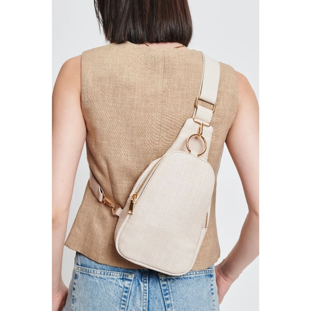 Regina - Coated Canvas Sling Backpack