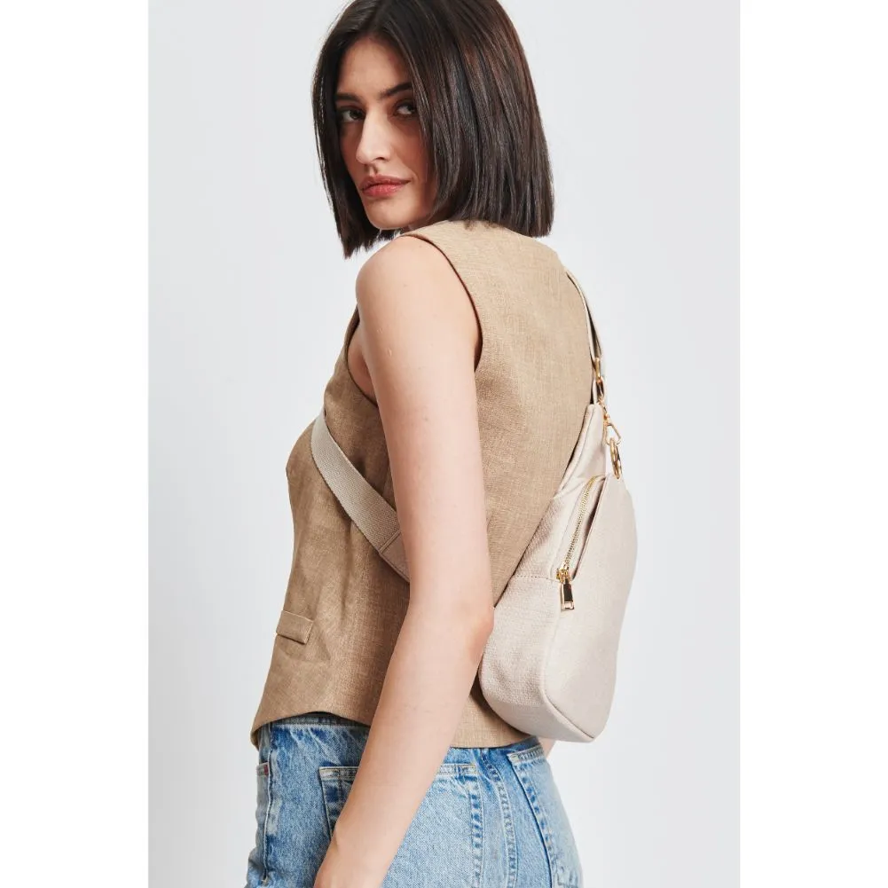 Regina - Coated Canvas Sling Backpack