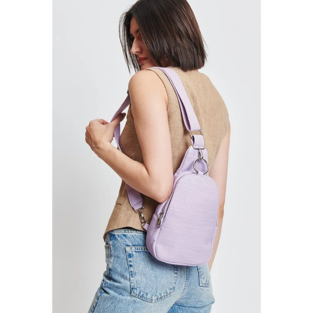 Regina - Coated Canvas Sling Backpack