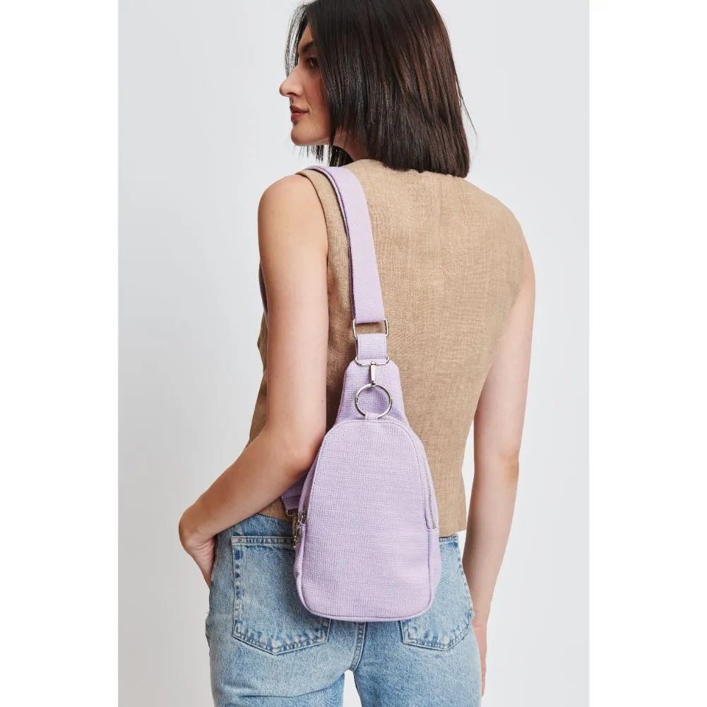 Regina - Coated Canvas Sling Backpack