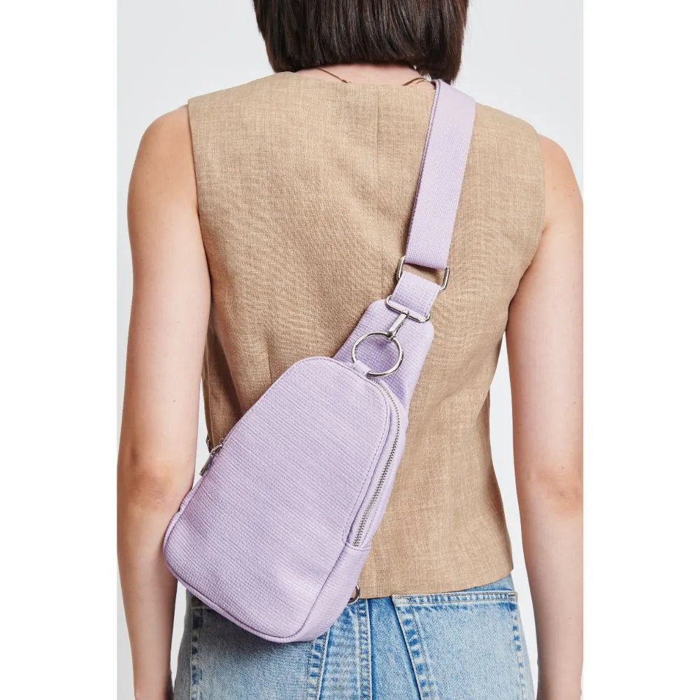 Regina - Coated Canvas Sling Backpack