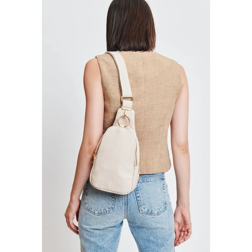 Regina - Coated Canvas Sling Backpack