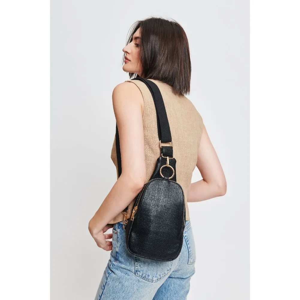 Regina - Coated Canvas Sling Backpack