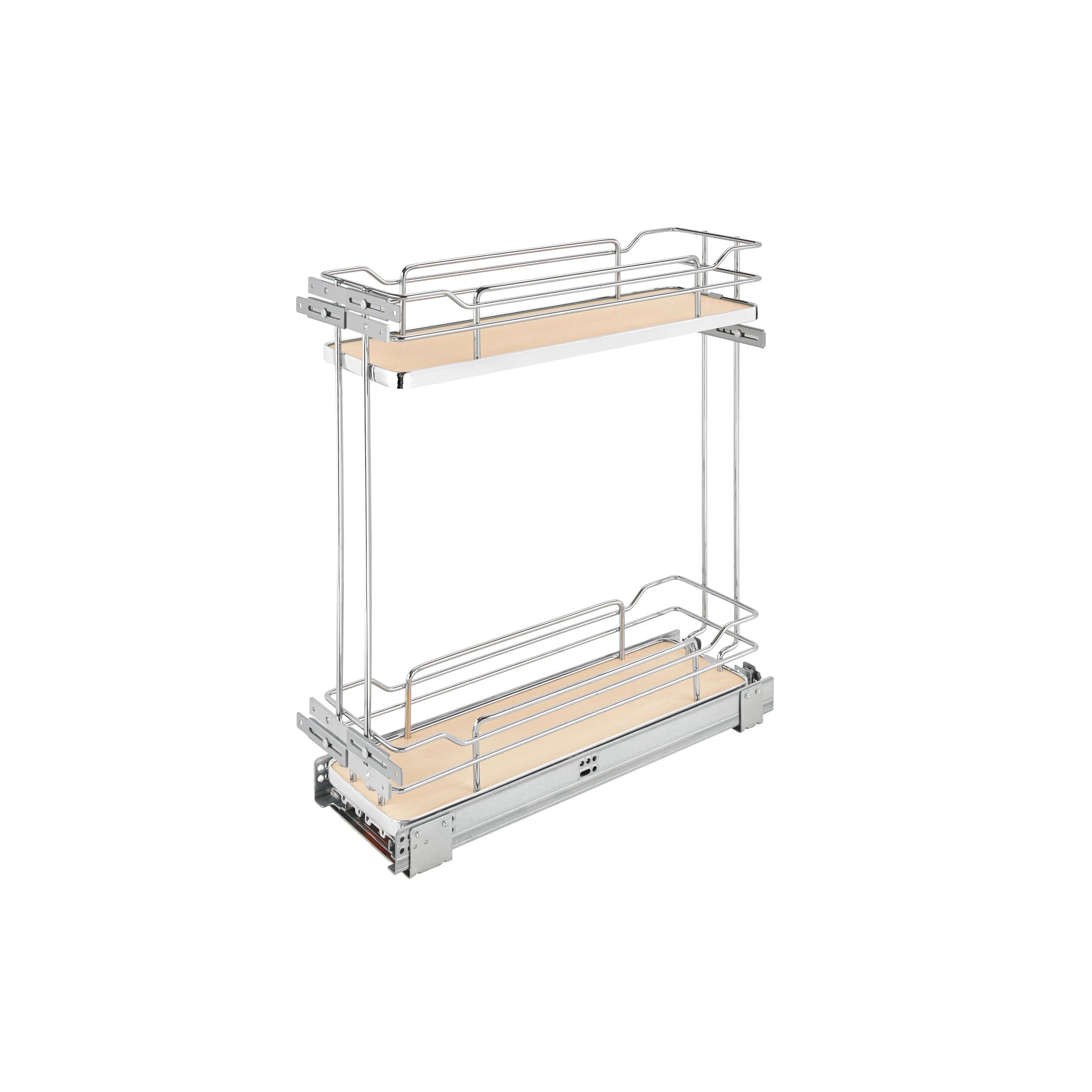 Rev-A-Shelf / 5322-BCSC-6-MP / Two-Tier Sold Surface Pullout Organizers w/ Soft-Close