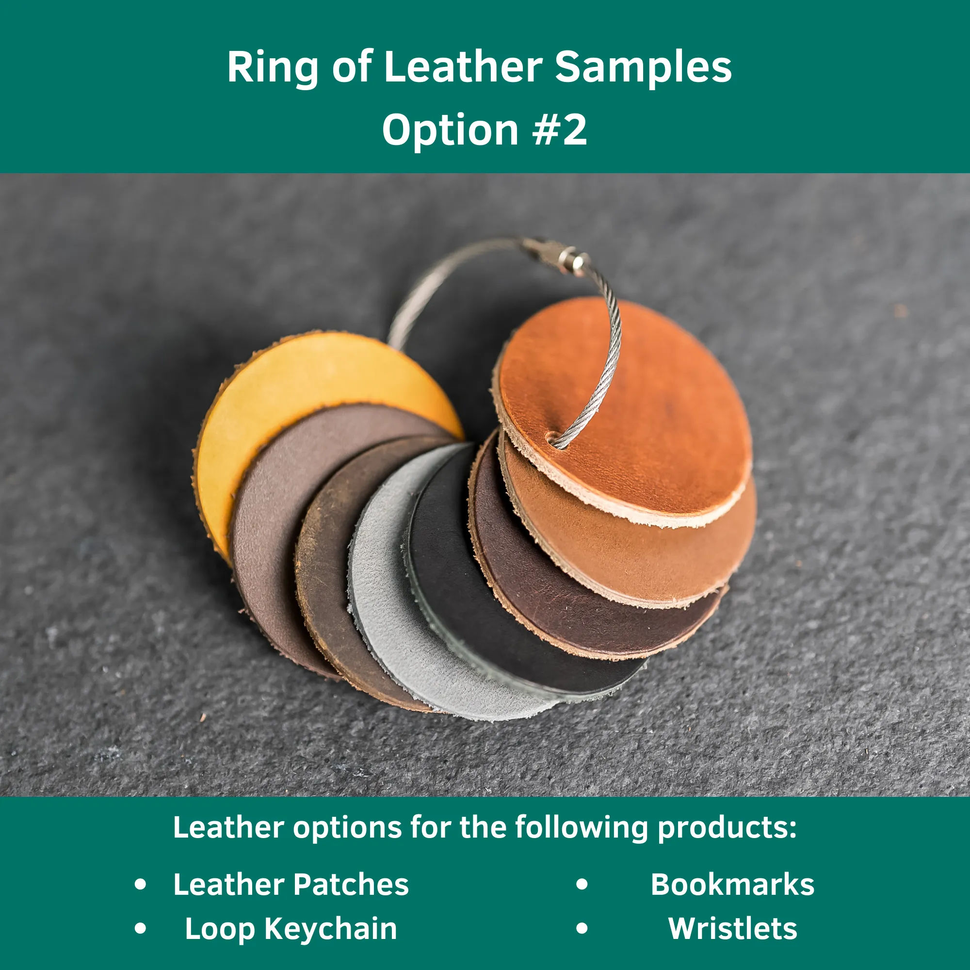 Ring of Leather Samples