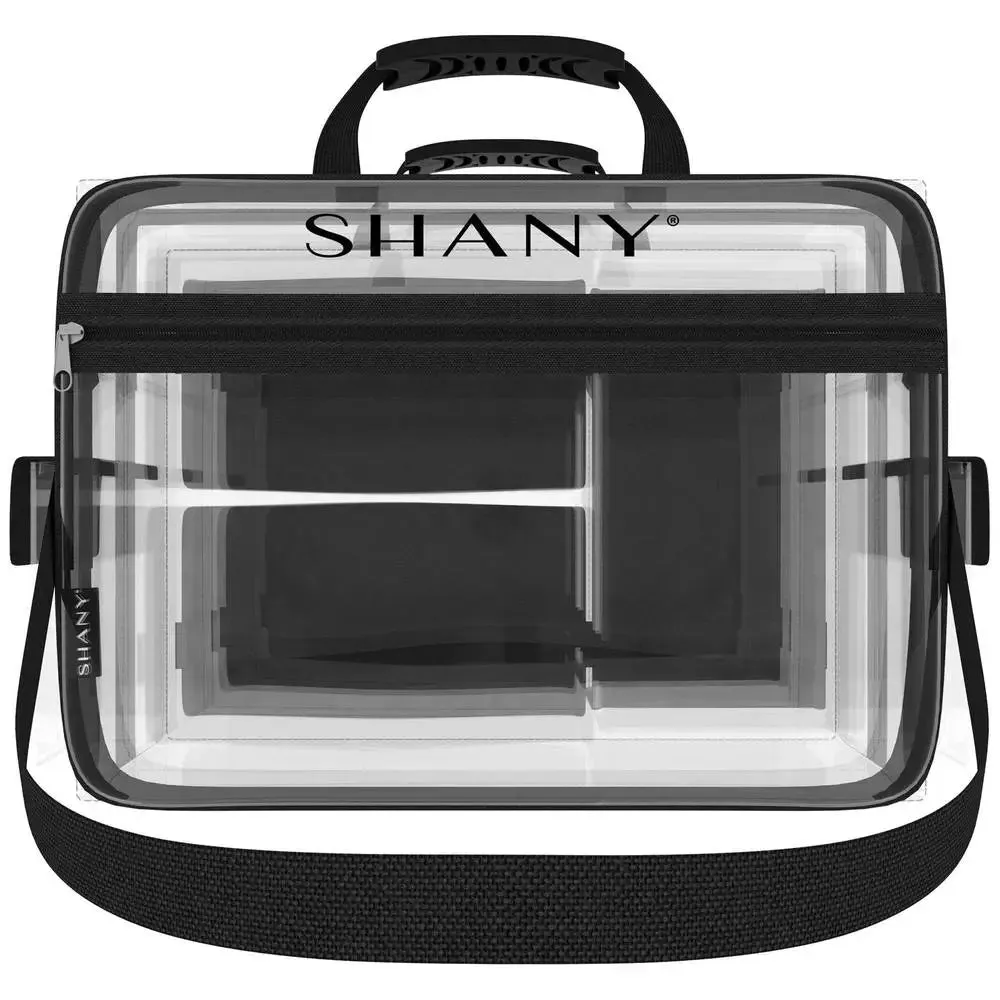 SHANY Travel Make-Up Artist Bag with Removable Compartments, 20" x 12" x 9.5"