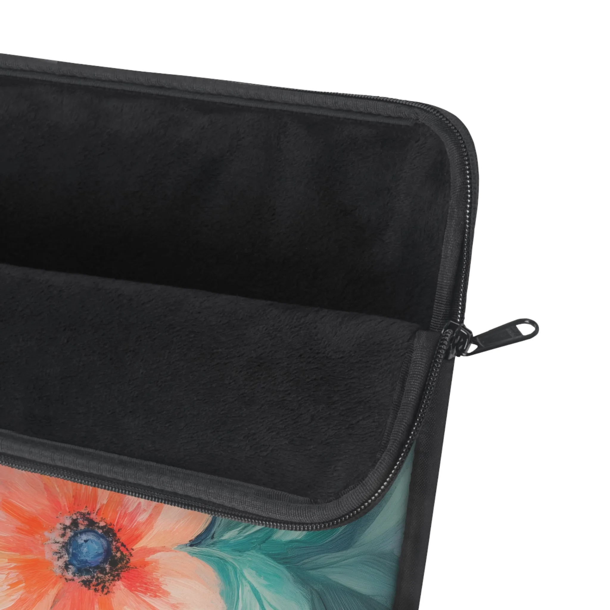 Soft Floral Print Laptop Sleeve