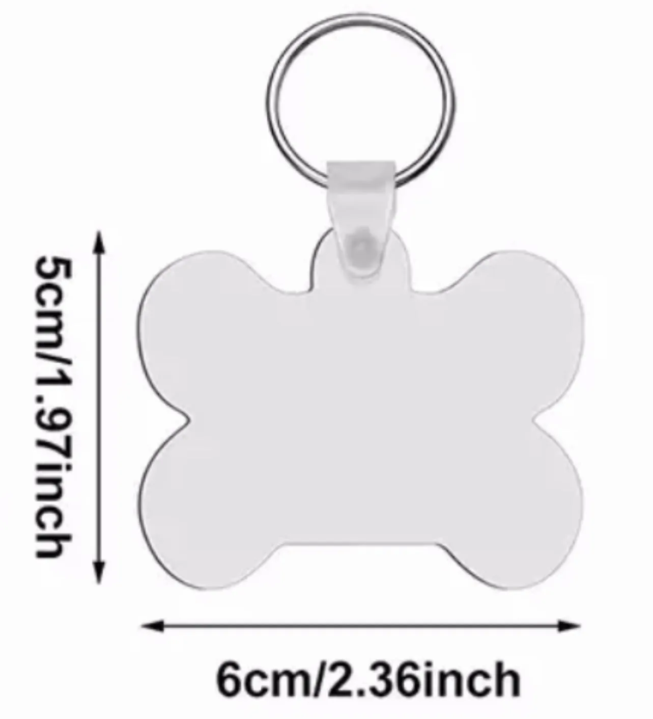 SUBLIMATION MDF KEYCHAINS