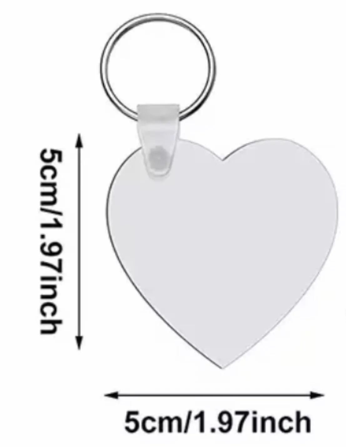 SUBLIMATION MDF KEYCHAINS