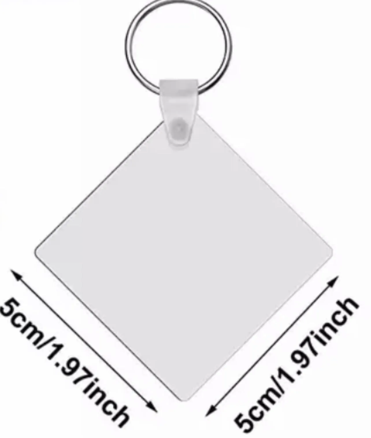 SUBLIMATION MDF KEYCHAINS