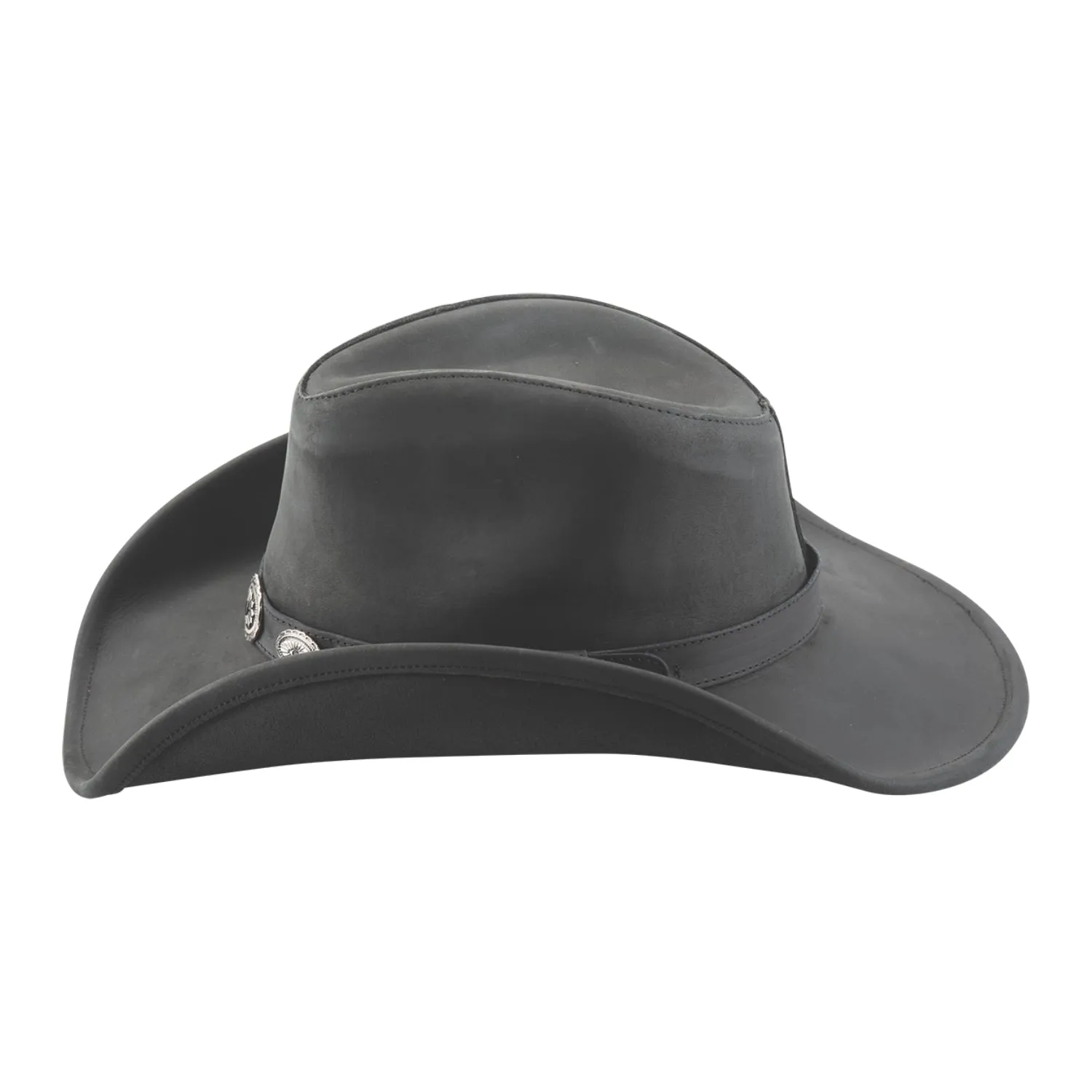 The Badlands Leather Western Hat