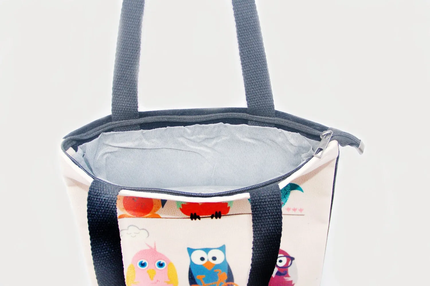 Tote Bag - Small Owls on the Branch