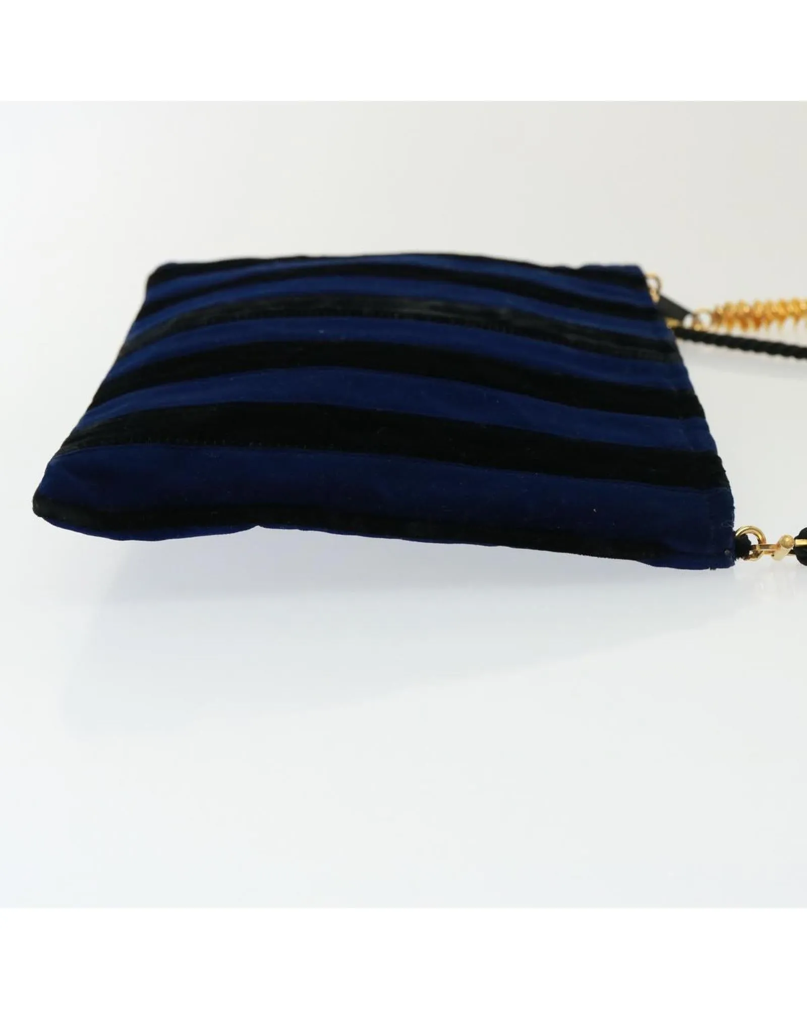 Velor Shoulder Bag with Adjustable Strap