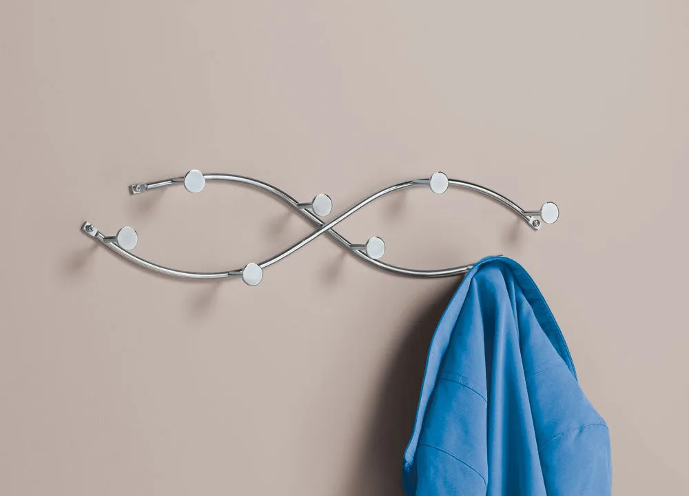 Wall Mount Sweep Coat Rack